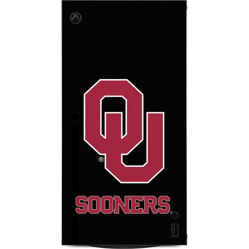 University of Oklahoma Sooners Black XBox Series X Digital Edition Console Skin